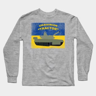 Ukrainian Tractor Long Sleeve T-Shirt